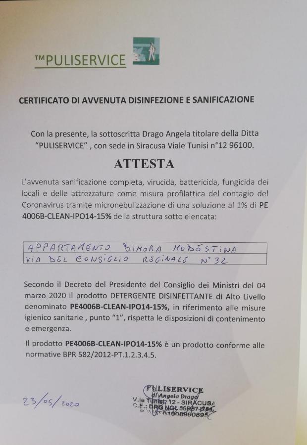 Dimora Modestina Apartment Syracuse ภายนอก รูปภาพ